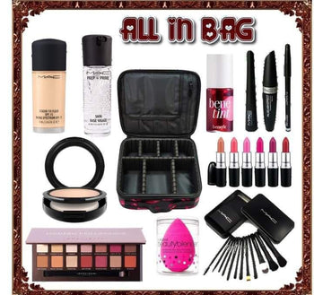 All in Bag Complete New Makeup Collection All Makeup Packed In Bag